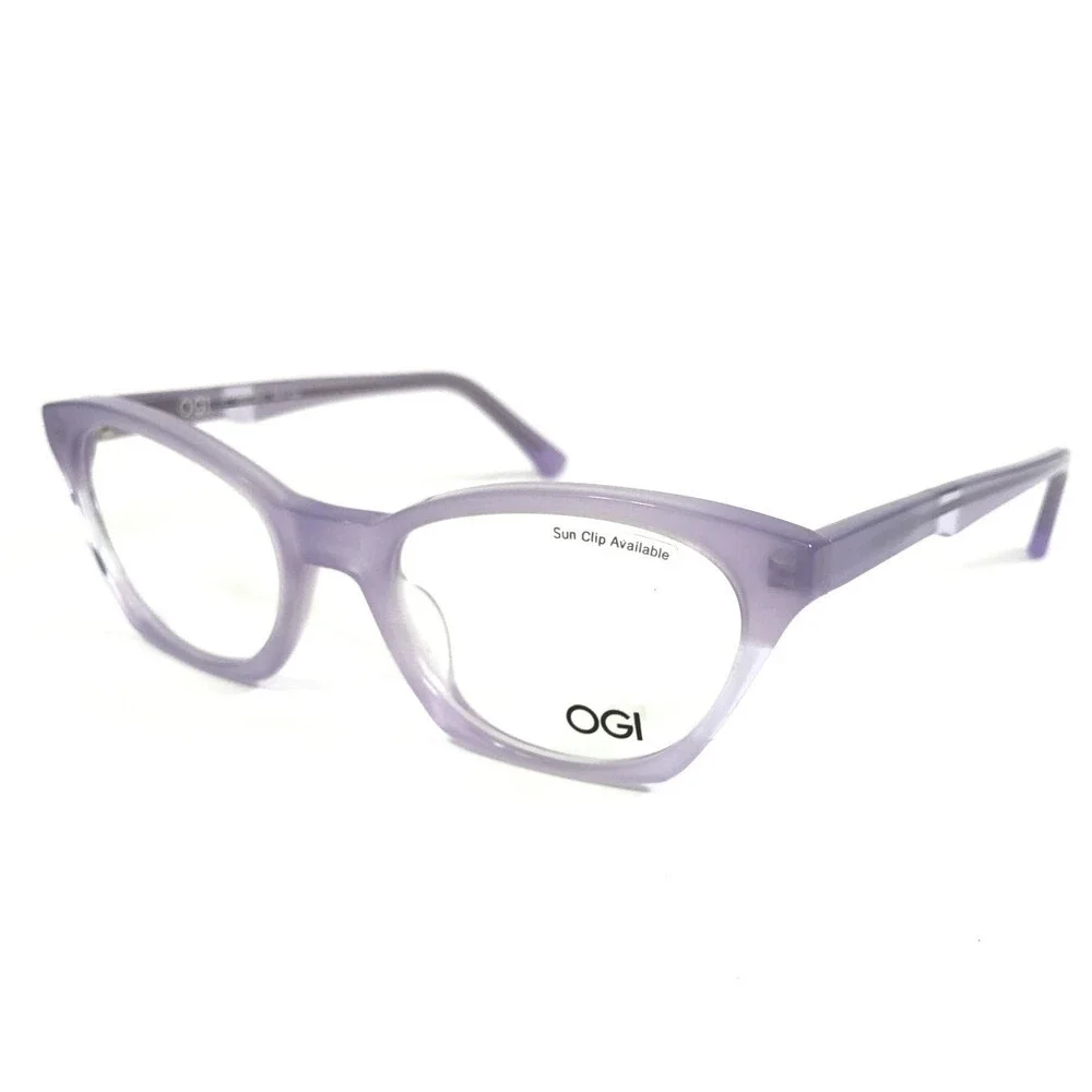 OGI Eyeglasses Frames HERITAGE 9121/2235 Lilac Bloom Purple Cat Eye 49-18-140